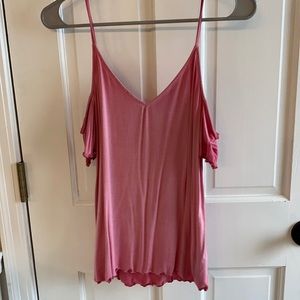 Off the shoulder tank